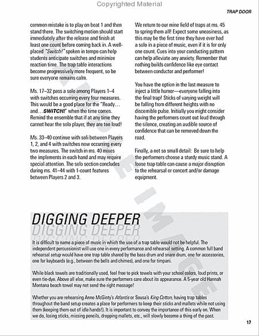 Beyond Basic Percussion Percussion scores gallery preview page 53