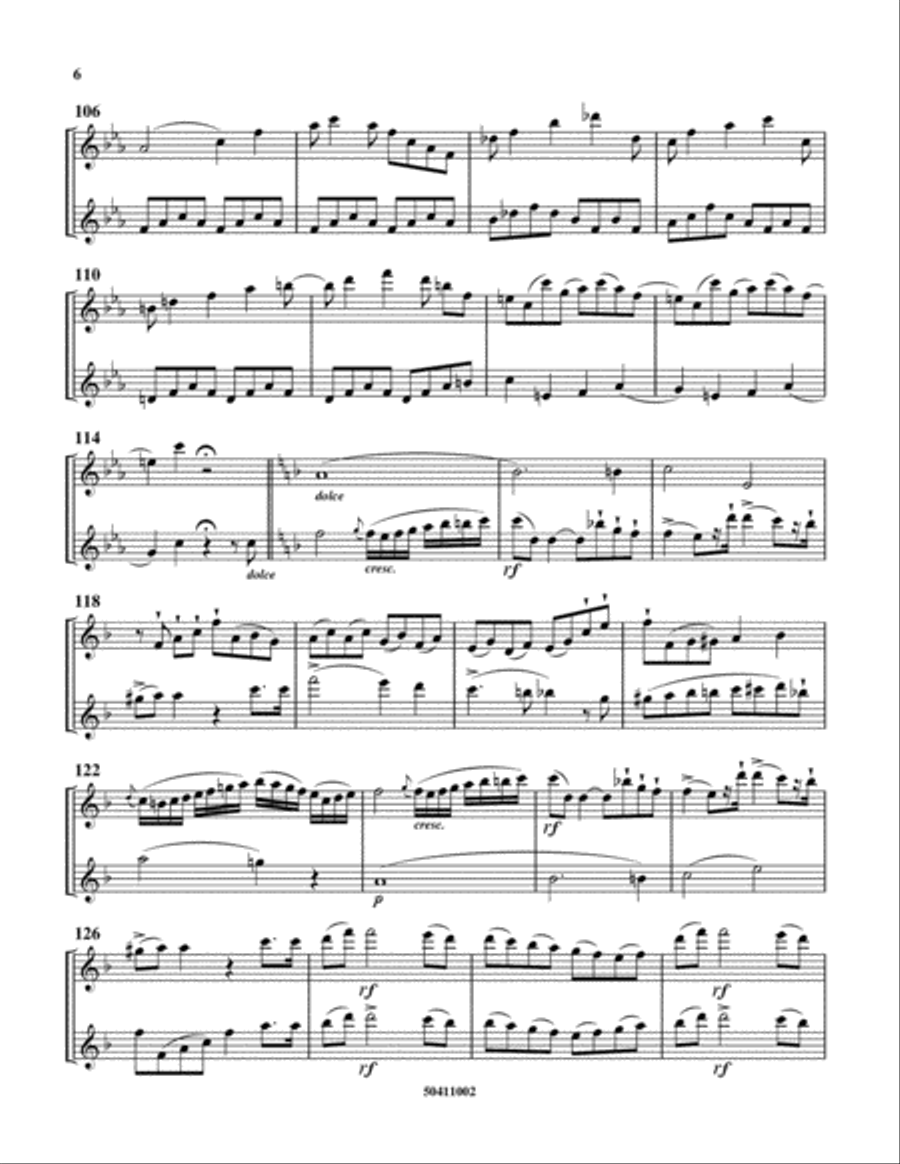 Duo Concertant, Op. 81, No. 2 Flute Duet scores gallery preview page 6