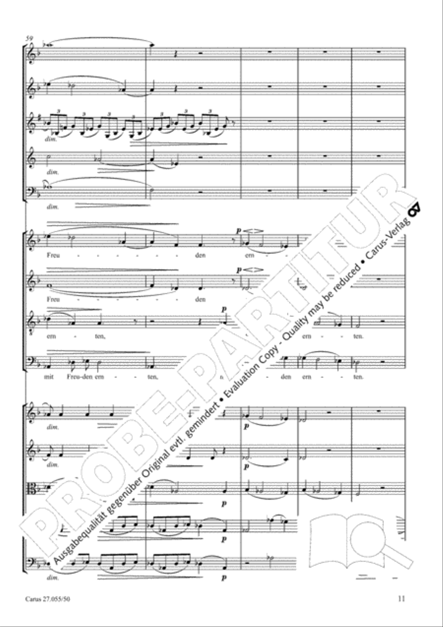 Ein Deutsches Requiem (German Requiem) 4-Part scores gallery preview page 18