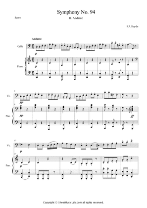 Symphony No.94 In G Major II Andante (Short Ver.)