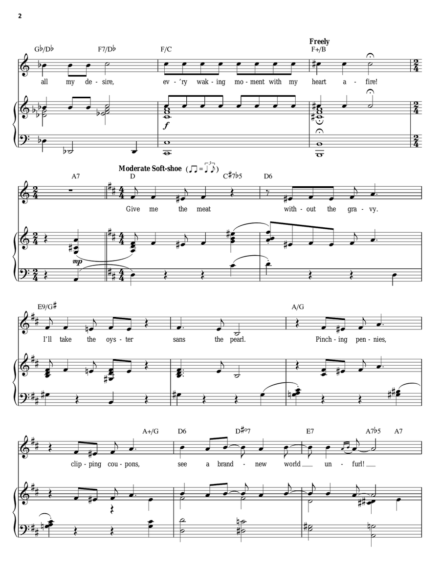 How The Other Half Lives Piano, Vocal, Guitar scores gallery preview page 2