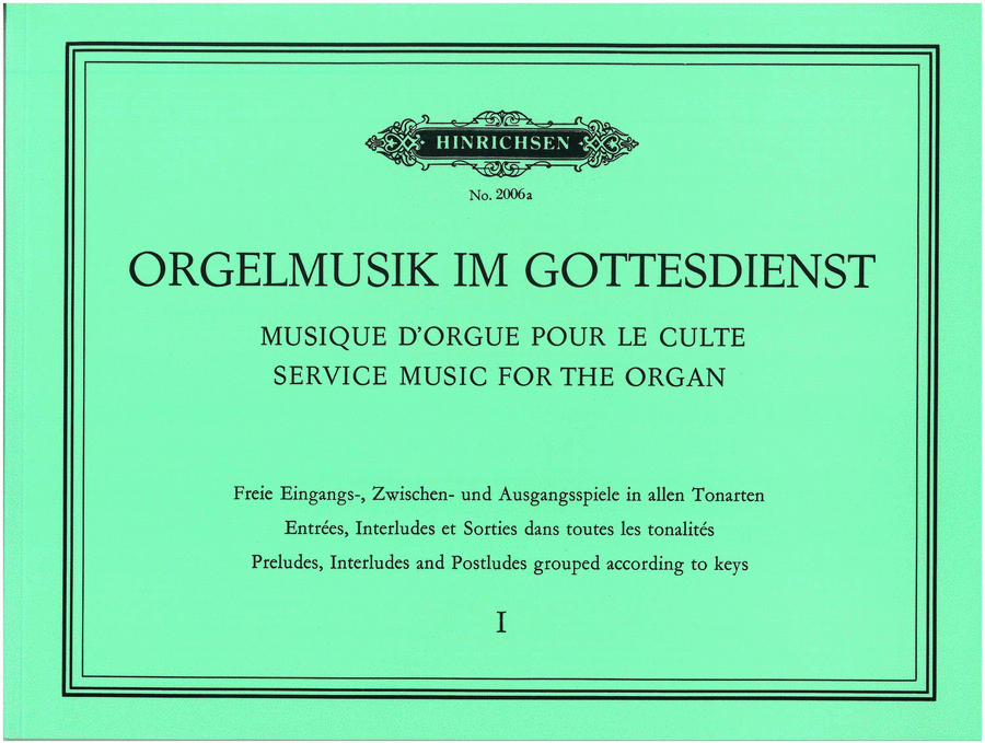 Organ Music for Church Service in 4 volumes V