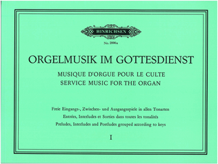 Book cover for Service music for the organ, Volume 1