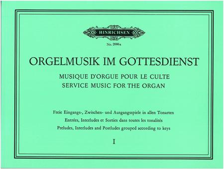 Service music for the organ, Volume 1