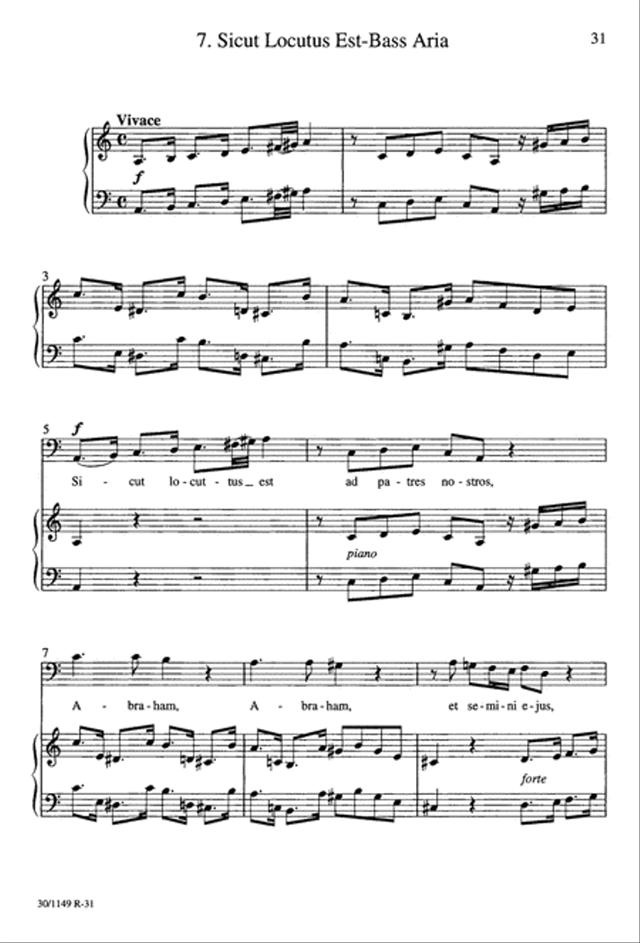 Magnificat in F - Choral Score 4-Part scores gallery preview page 41