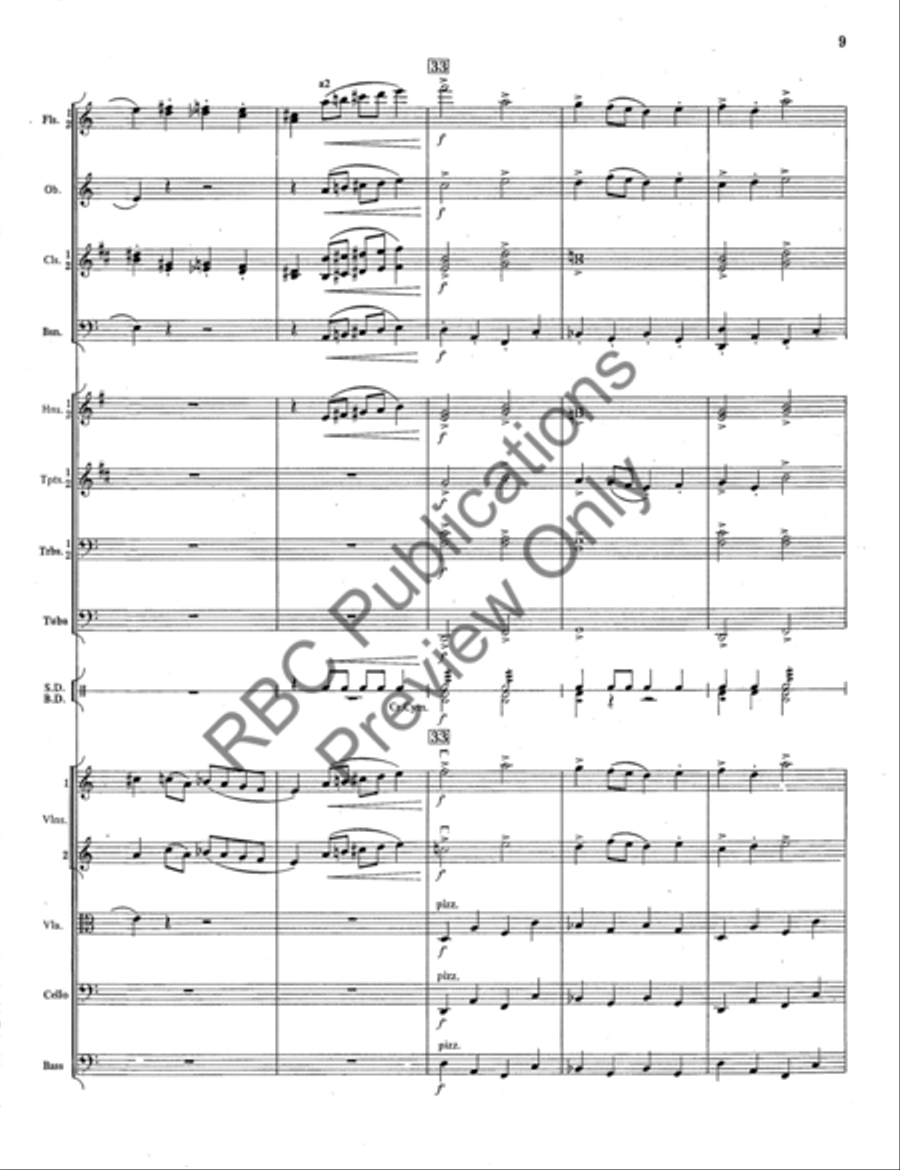 Kabalevsky Suite Full Orchestra scores gallery preview page 10