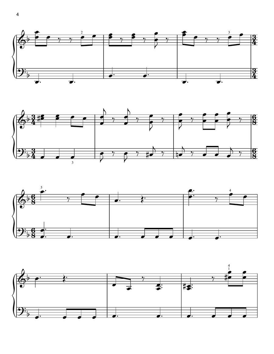 He's A Pirate (from Pirates Of The Caribbean: The Curse Of The Black Pearl) Easy Piano scores gallery preview page 4