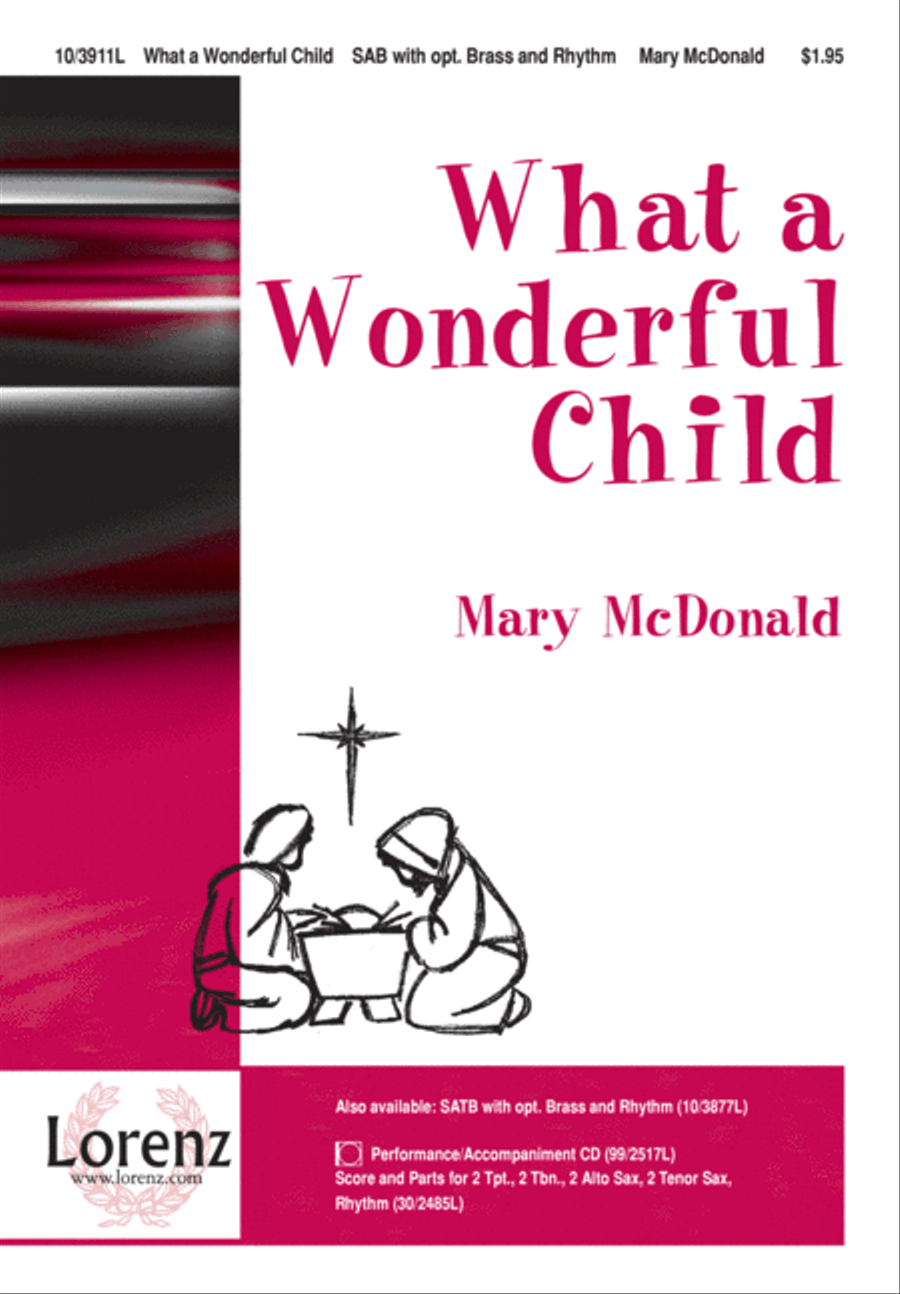 What a Wonderful Child 3-Part scores gallery preview page 1