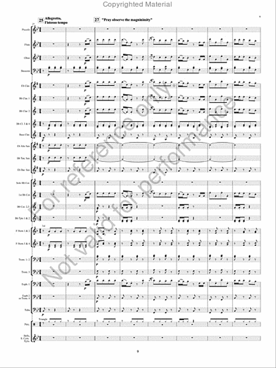The Pirates of Penzance The Pirates of Penzance Concert Band scores gallery preview page 10