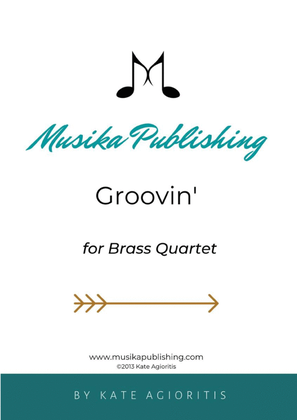 Book cover for Groovin' - For Young Brass Quartet