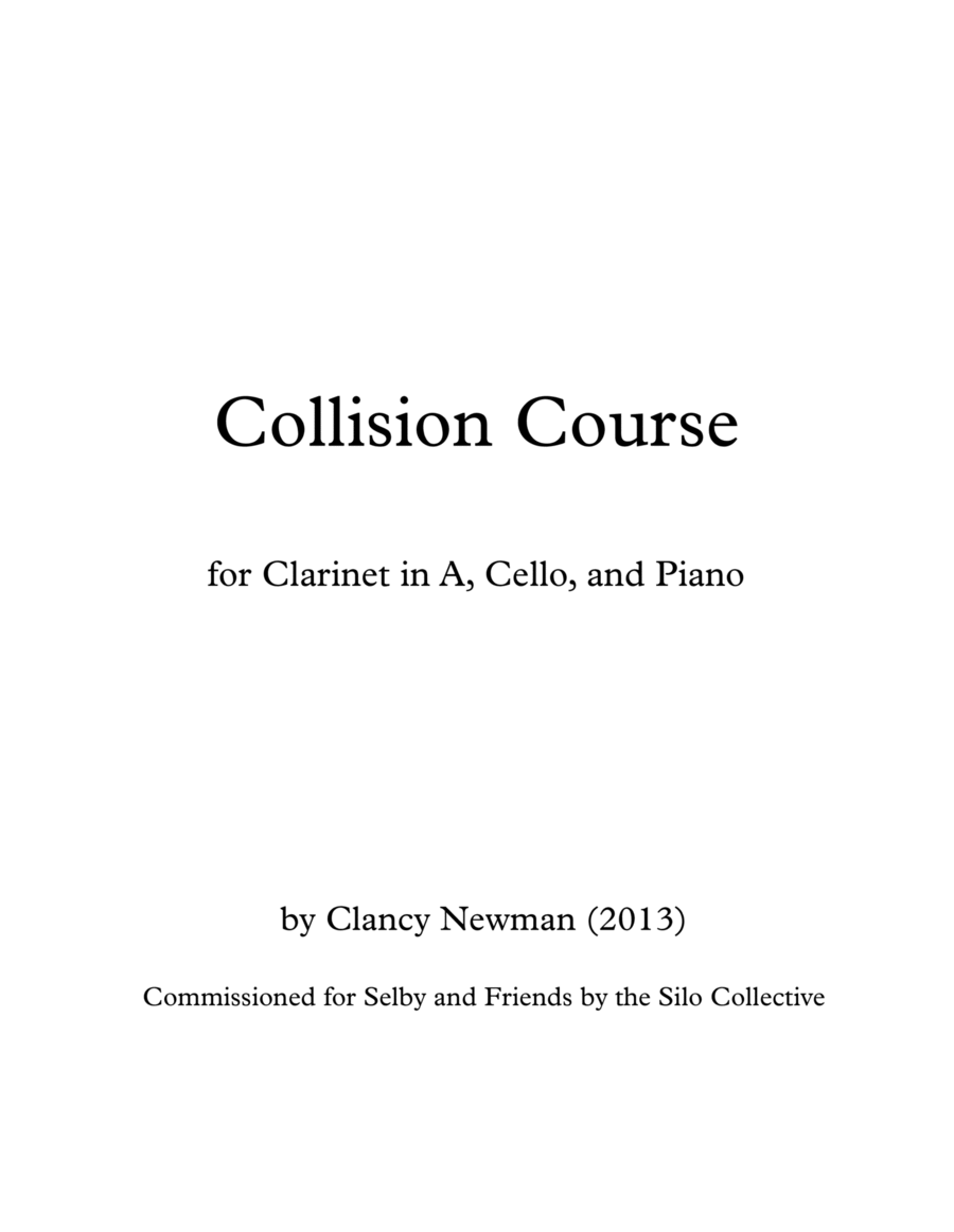 Collision Course Small Ensemble scores gallery preview page 1