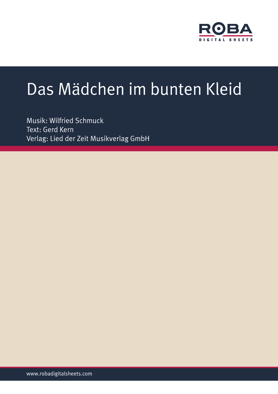 Das Madchen im bunten Kleid