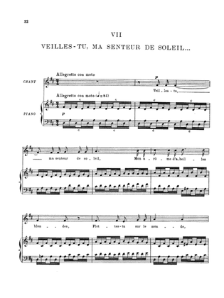 Fauré: La Chanson D'Eve (French)