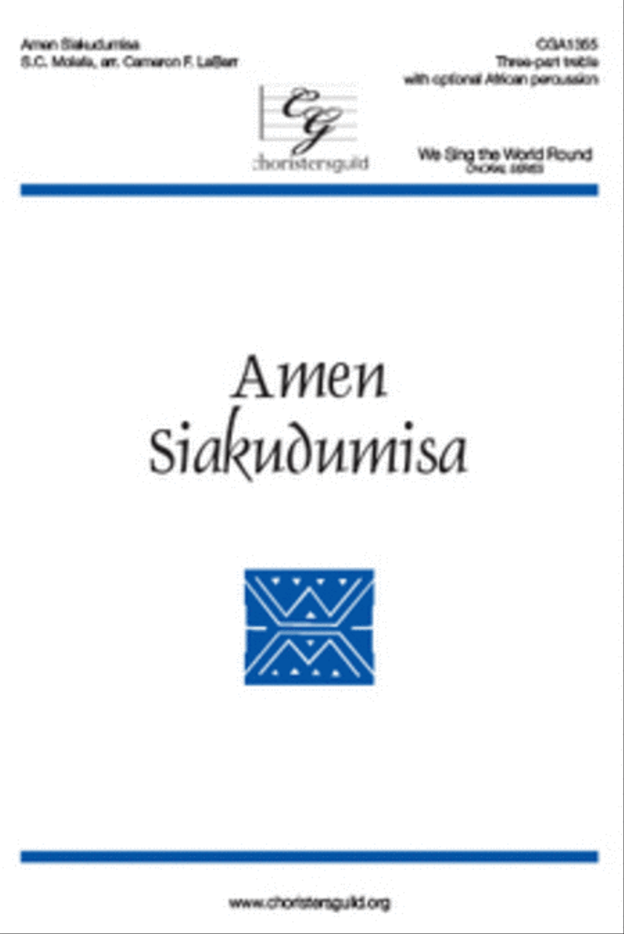 Amen Siakudumisa (SSA) Amen Siakudumisa (SSA) SSA scores gallery preview page 1