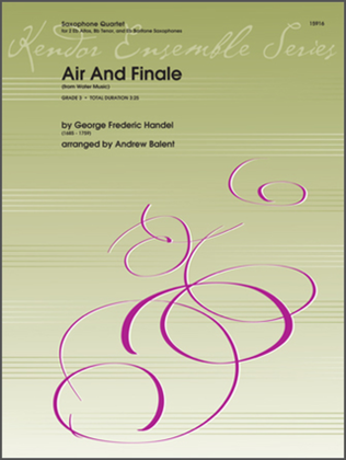 Air And Finale (from Water Music)