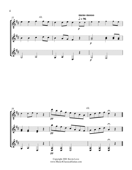 Simple Gifts (Guitar Trio) - Score and Parts image number null