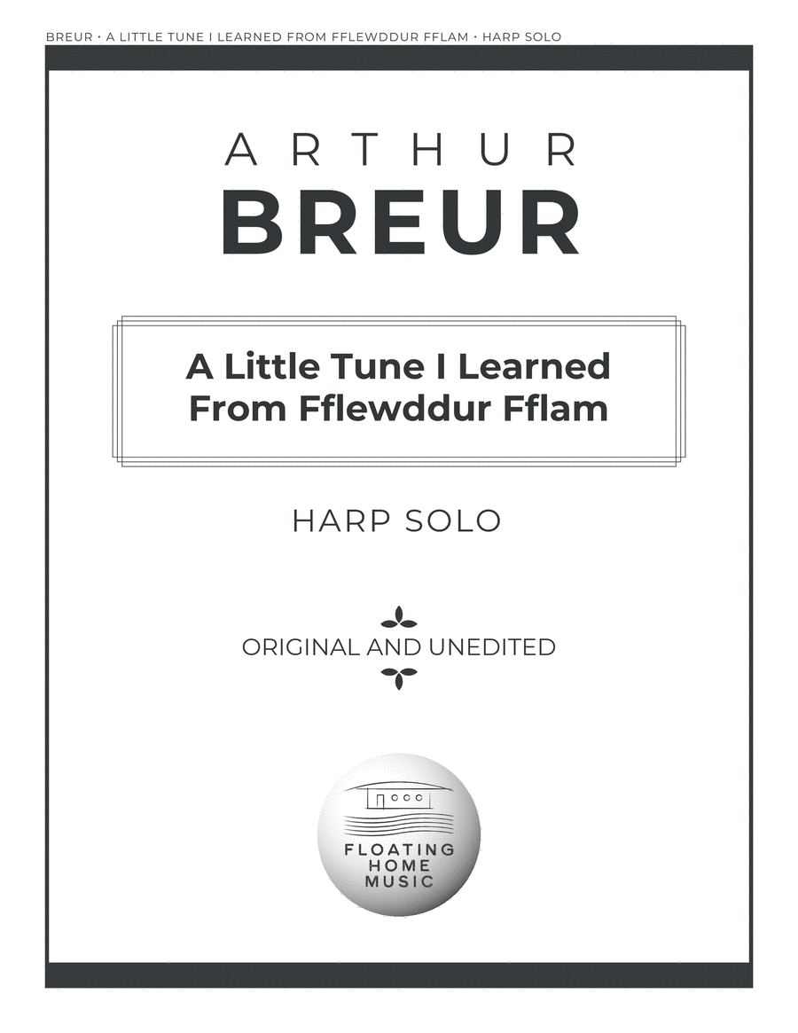 A Little Tune I Learned From Fflewddur Fflam - Harp Solo Harp scores gallery preview page 1