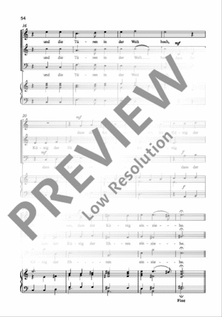 Machet die Tore weit Mixed Choir scores gallery preview page 3