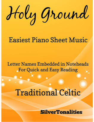 Book cover for Holy Ground Easiest Piano Sheet Music