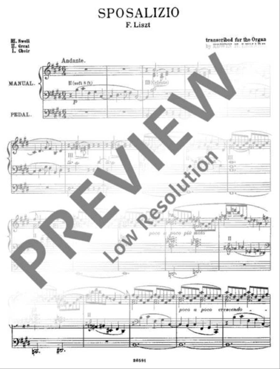 Sposalizio Organ scores gallery preview page 3