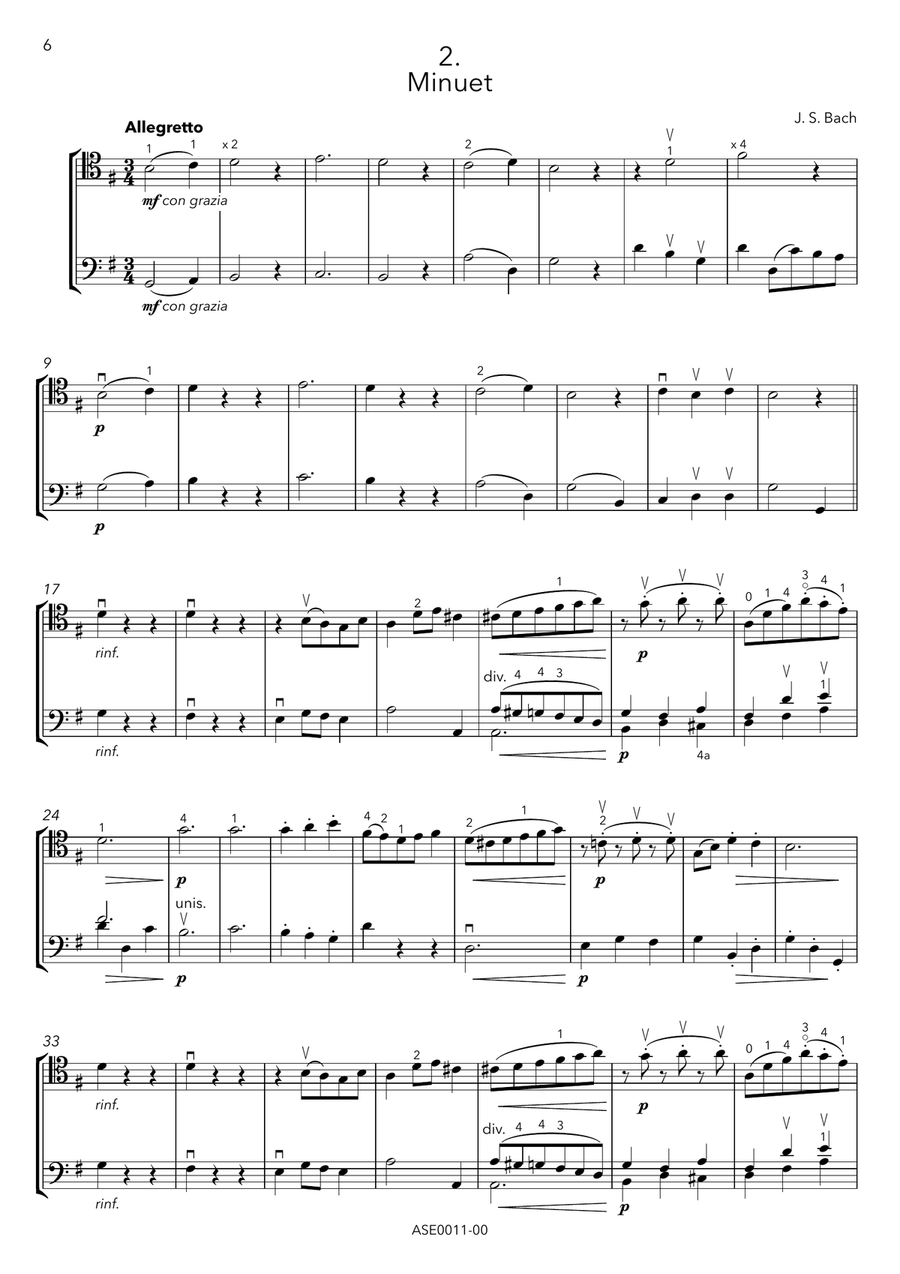 Suzuki Violin School - Volume 3 - Orchestral Cello Companion String Orchestra scores gallery preview page 6