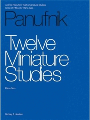 Book cover for Twelve Miniature Studies