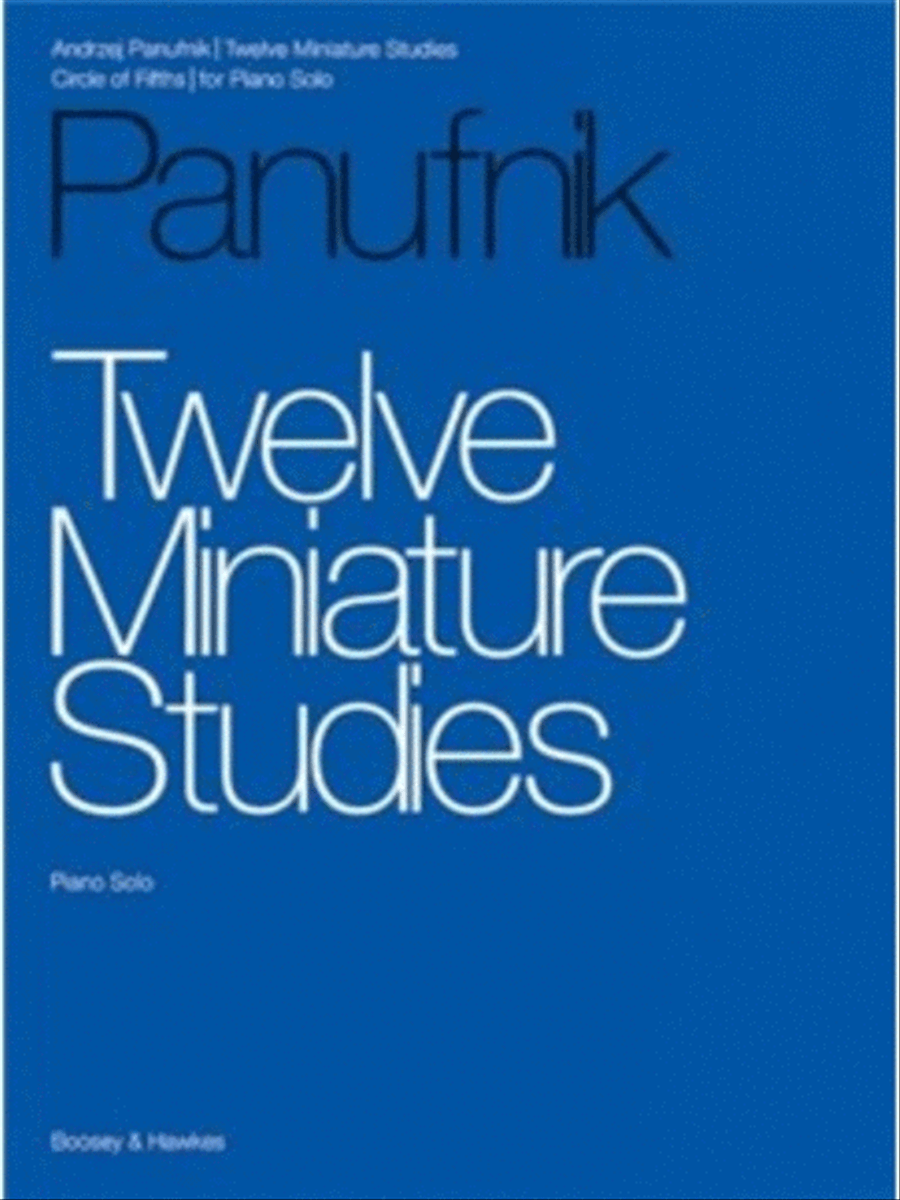 Twelve Miniature Studies Twelve Miniature Studies Piano Method scores gallery preview page 1
