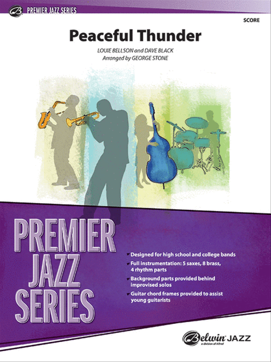 Peaceful Thunder Jazz Ensemble scores gallery preview page 1