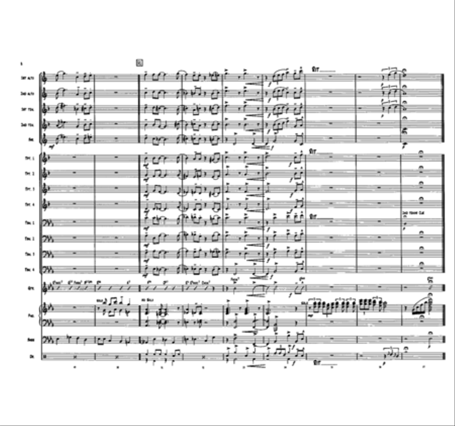 Jingle Bells Jazz Ensemble scores gallery preview page 8