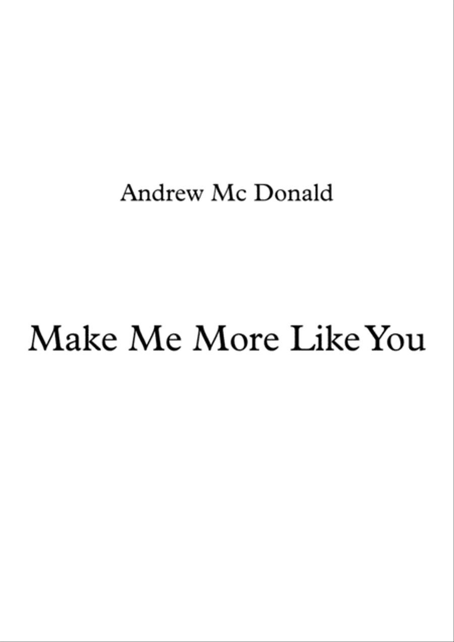 Make Me More Like You Voice scores gallery preview page 1