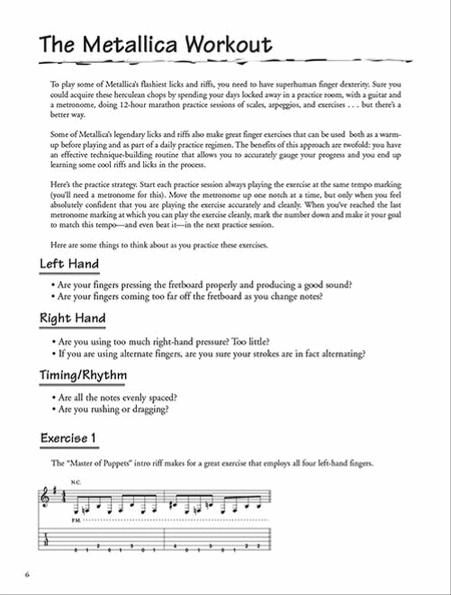 Metallica - Legendary Licks 1983-1988 Electric Guitar scores gallery preview page 3