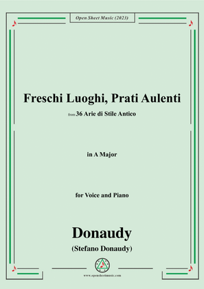 Donaudy-Freschi Luoghi,Prati Aulenti,in A Major