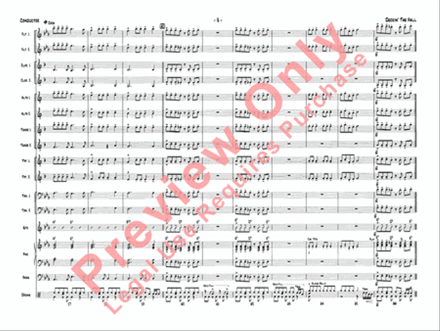 Deckin' the Hall Jazz Ensemble scores gallery preview page 11