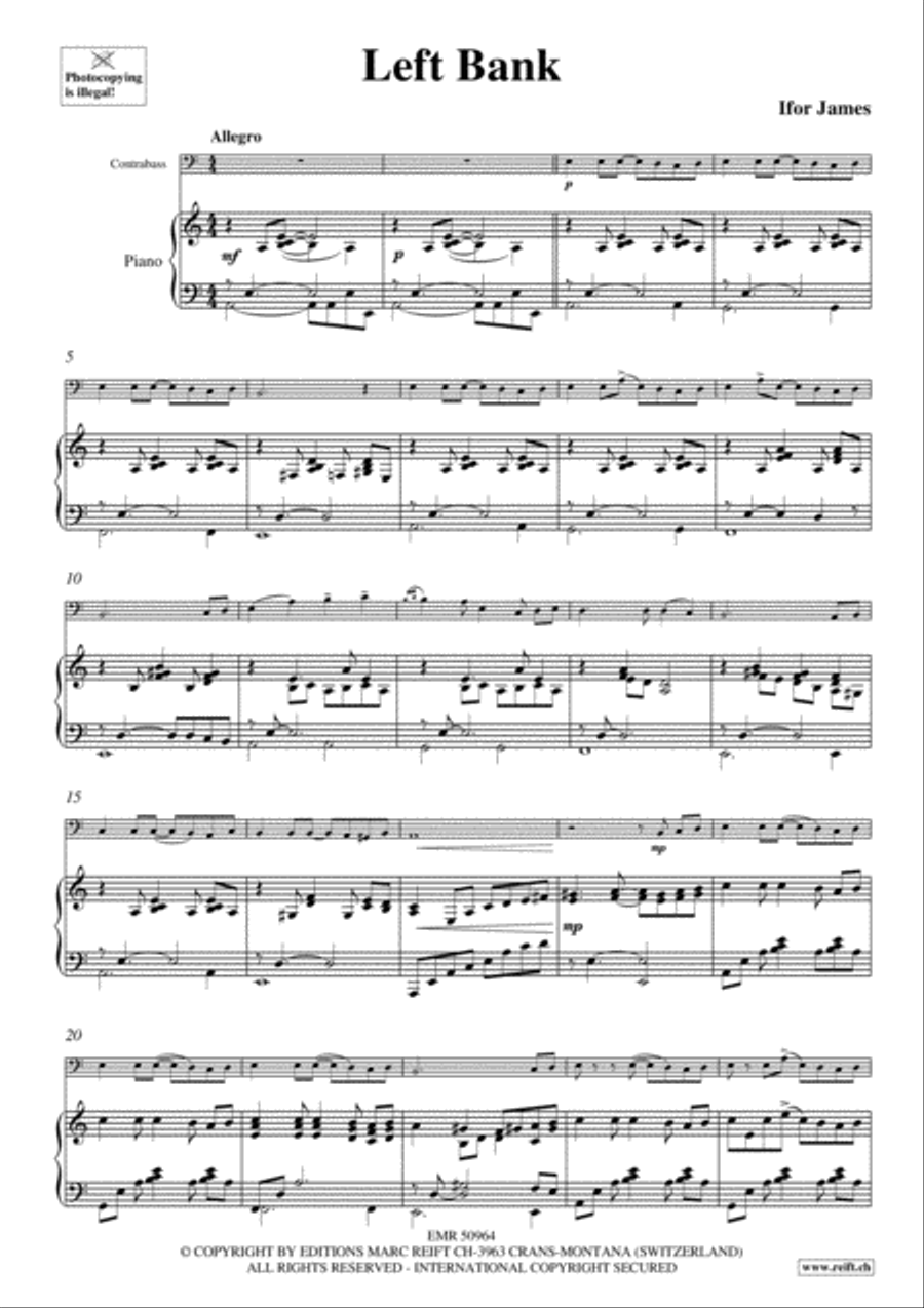 Left Bank Double Bass scores gallery preview page 3