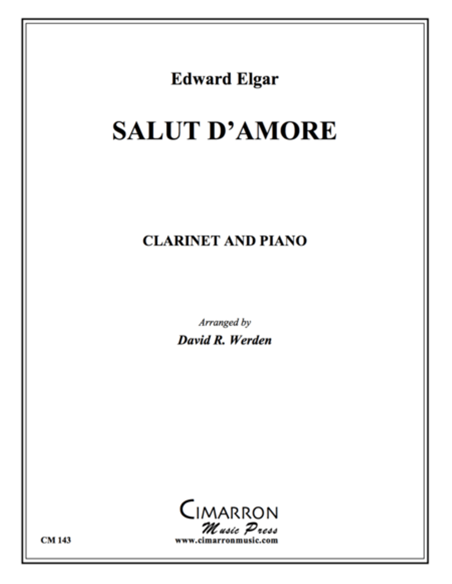 Salut d'Amour Clarinet Solo scores gallery preview page 1
