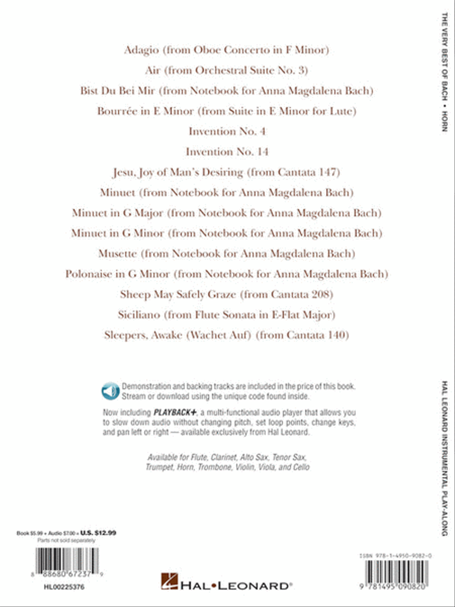 The Very Best of Bach The Very Best of Bach Horn scores gallery preview page 4