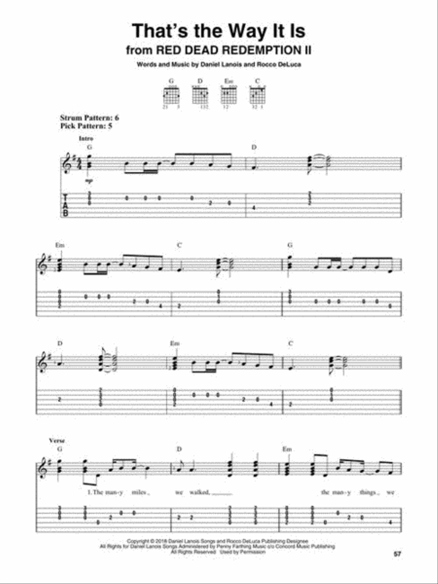 Video Game Music for Guitar Guitar Tablature scores gallery preview page 6