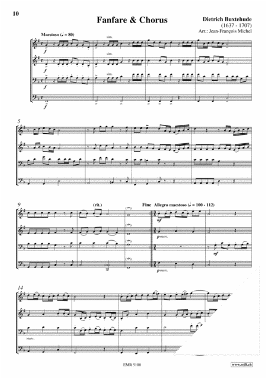 8 Quartets 8 Quartets Brass Ensemble scores gallery preview page 8