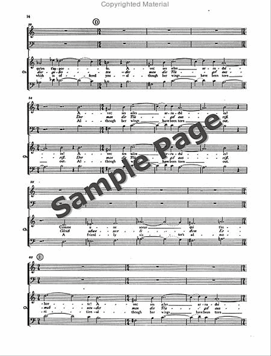 Canticle To Hope Vocal Score 4-Part scores gallery preview page 15