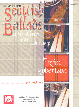 Book cover for Scottish Ballads and Aires Arranged for Celtic Harp