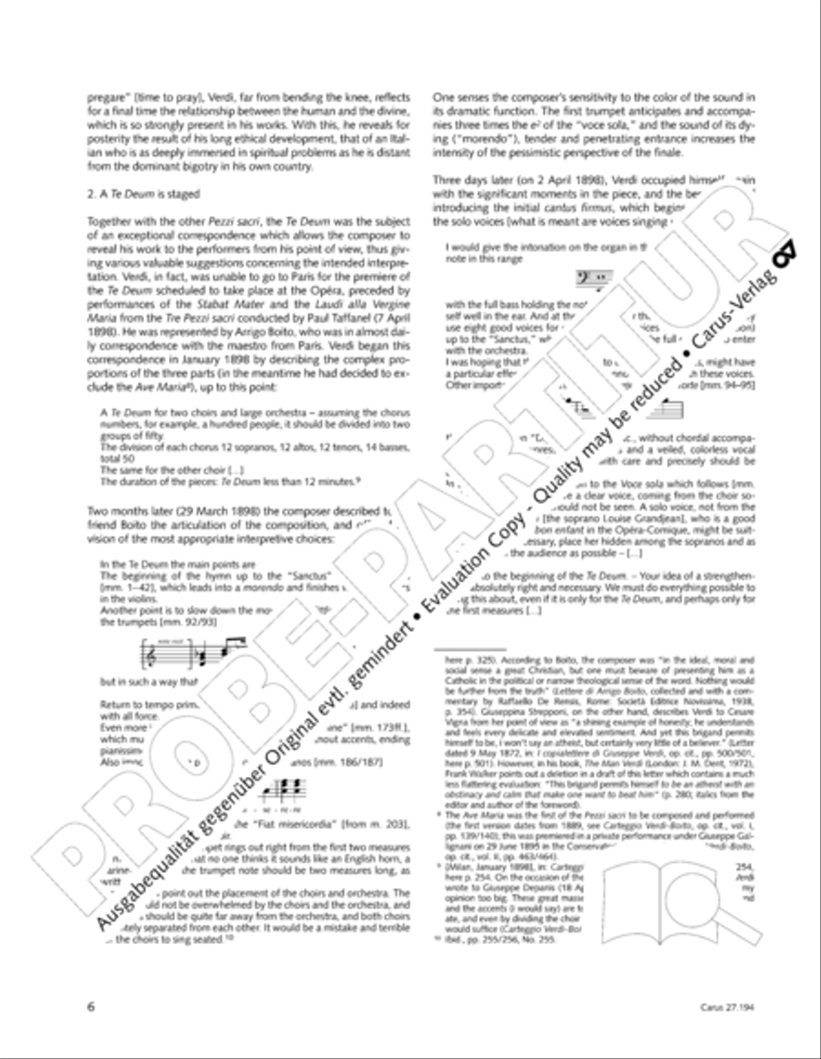 Te Deum Te Deum 4-Part scores gallery preview page 7