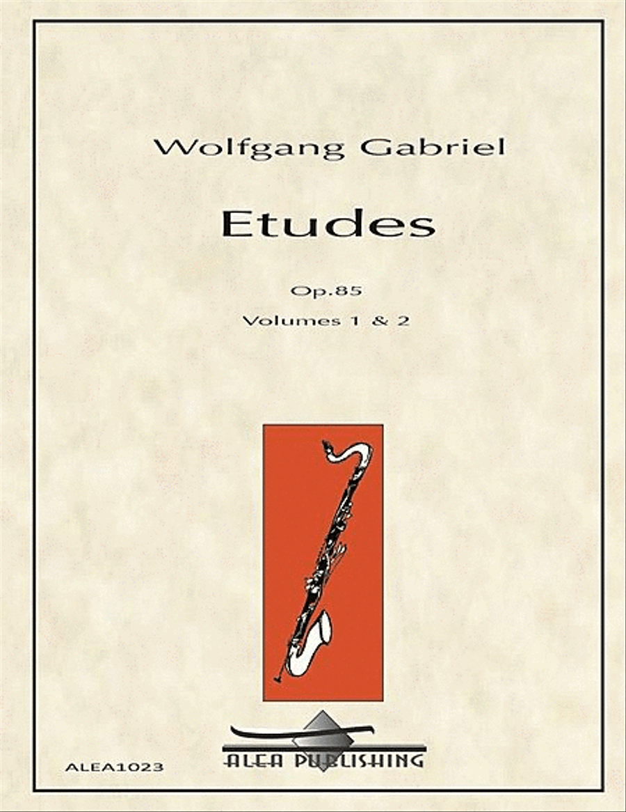 Etudes Etudes Bass Clarinet scores gallery preview page 1