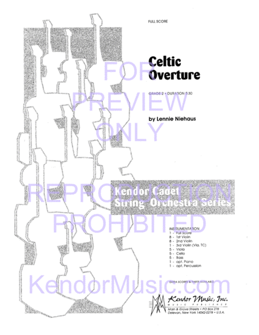Celtic Overture (Full Score)