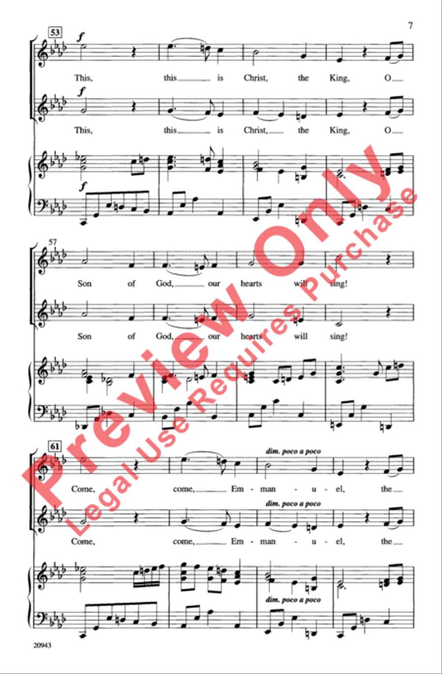 The Rose E'er Blooming The Rose E'er Blooming Unison Choir scores gallery preview page 7