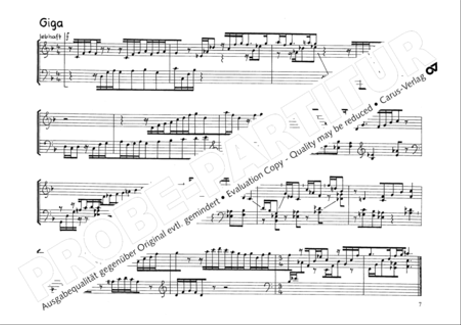 Two Organ Works (Zwei Orgelstucke) Organ scores gallery preview page 8