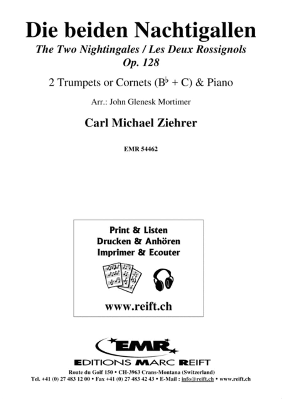 Die beiden Nachtigallen Trumpet Duet scores gallery preview page 2