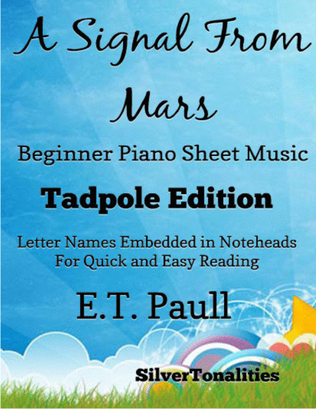 Book cover for A Signal From Mars Beginner Piano Sheet Music 2nd Edition