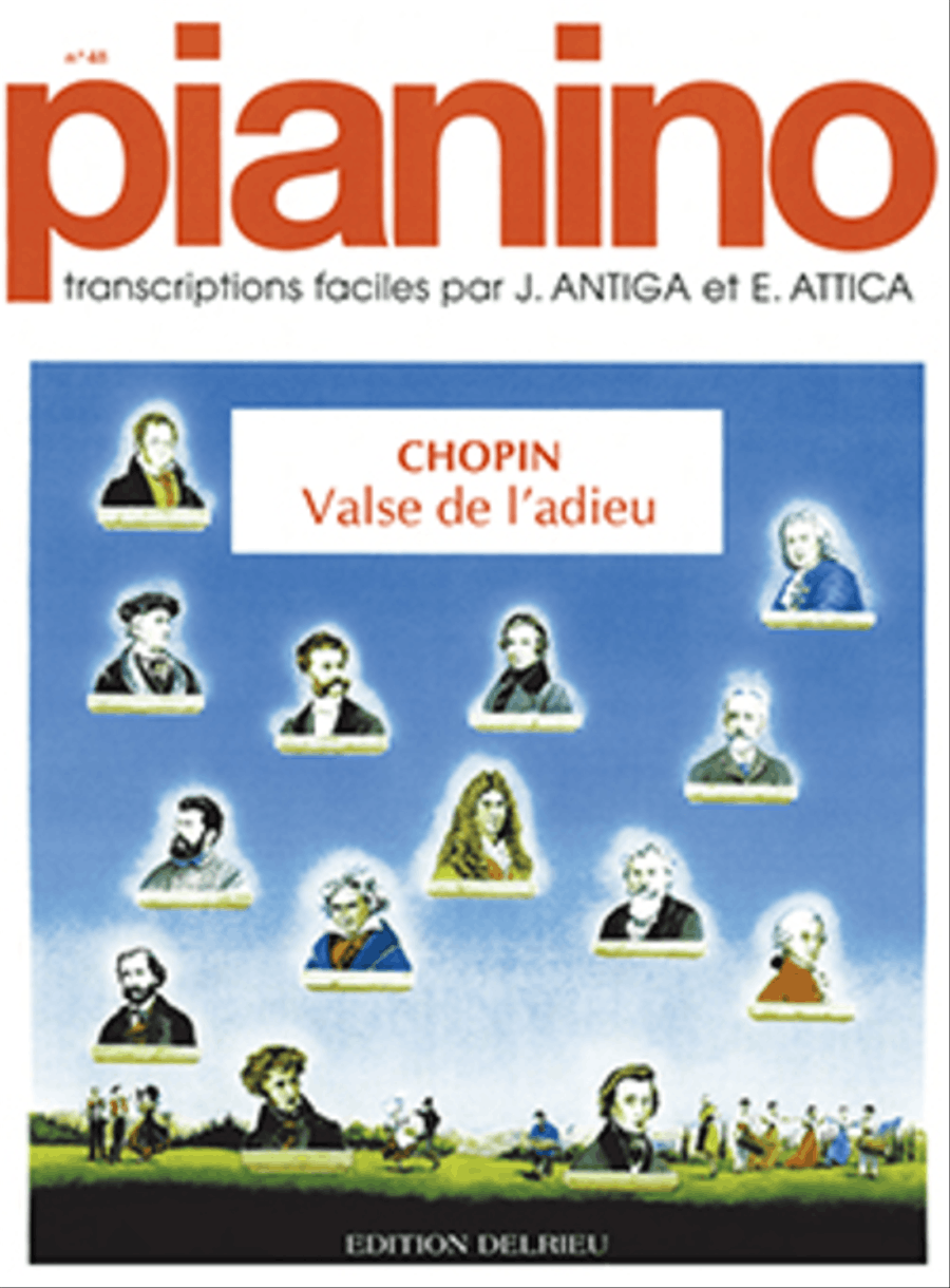 Valse de l'adieu Op. 69 No. 1 - Pianino 48 Piano Solo scores gallery preview page 1
