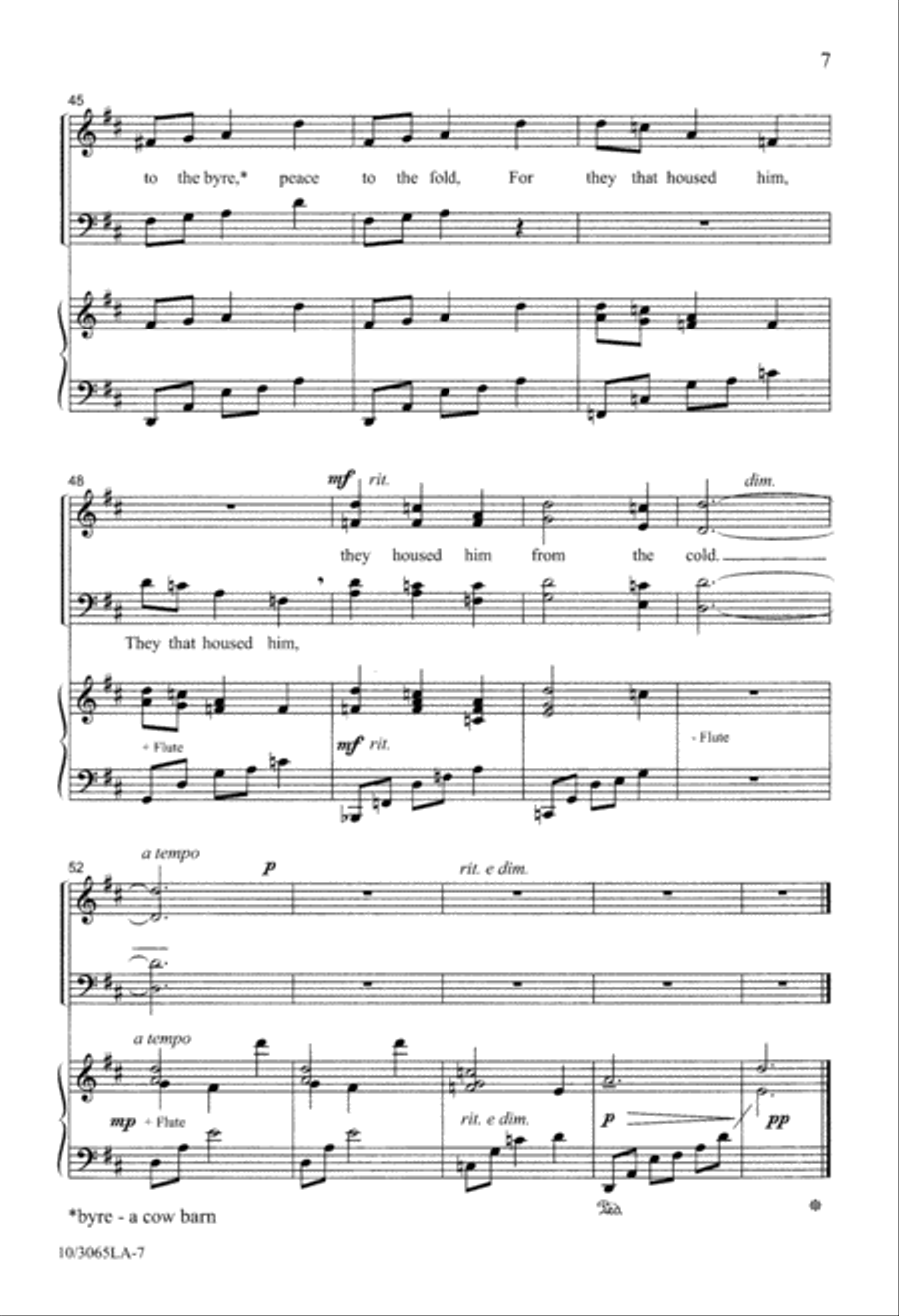 Little Jesus 4-Part scores gallery preview page 7
