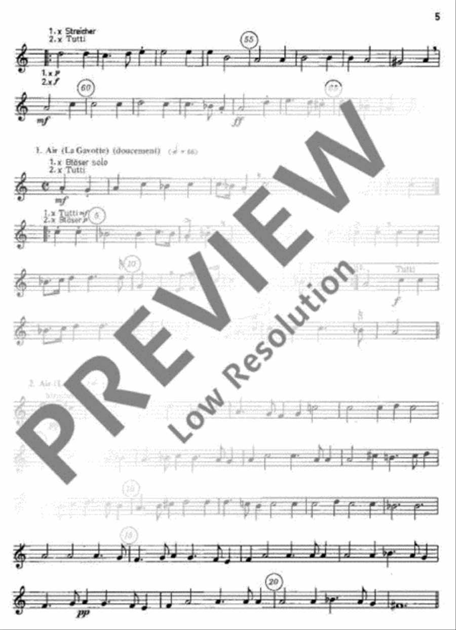 Le Bourgeois Gentilhomme English Horn scores gallery preview page 6
